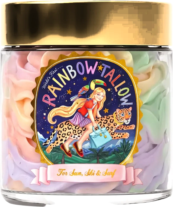 Rainbow Tallow jar